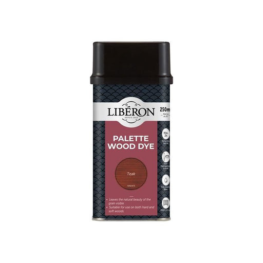Liberon Palette Wood Dye Teak 250ml Liberon - Dynamic Drive
