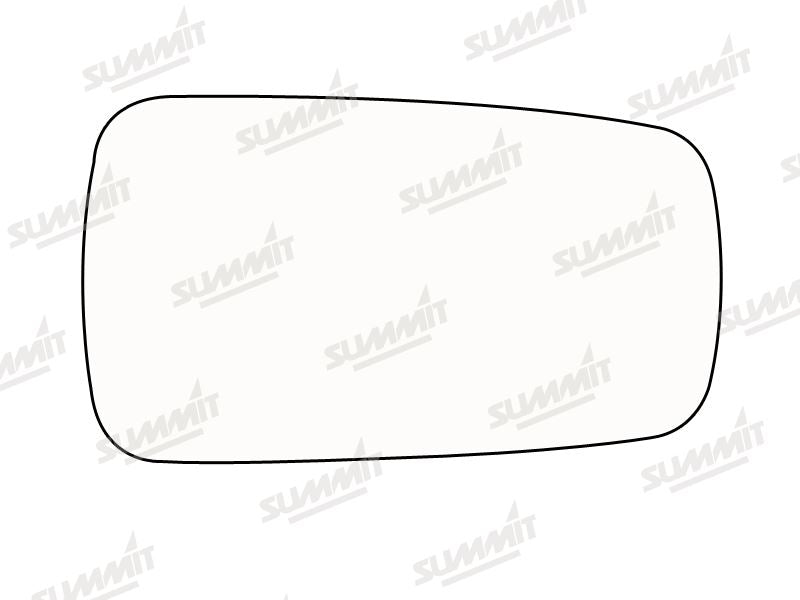 Summit Stick-On Standard Mirror Glass fits Allegro, Ital, Metro Mini LHS RHS Summit - Bars 4 Cars