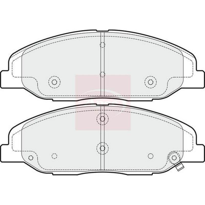 Apec Front Brake Pad Set fits Cadillac Cts 2008-2013 2.8 3.0 3.6