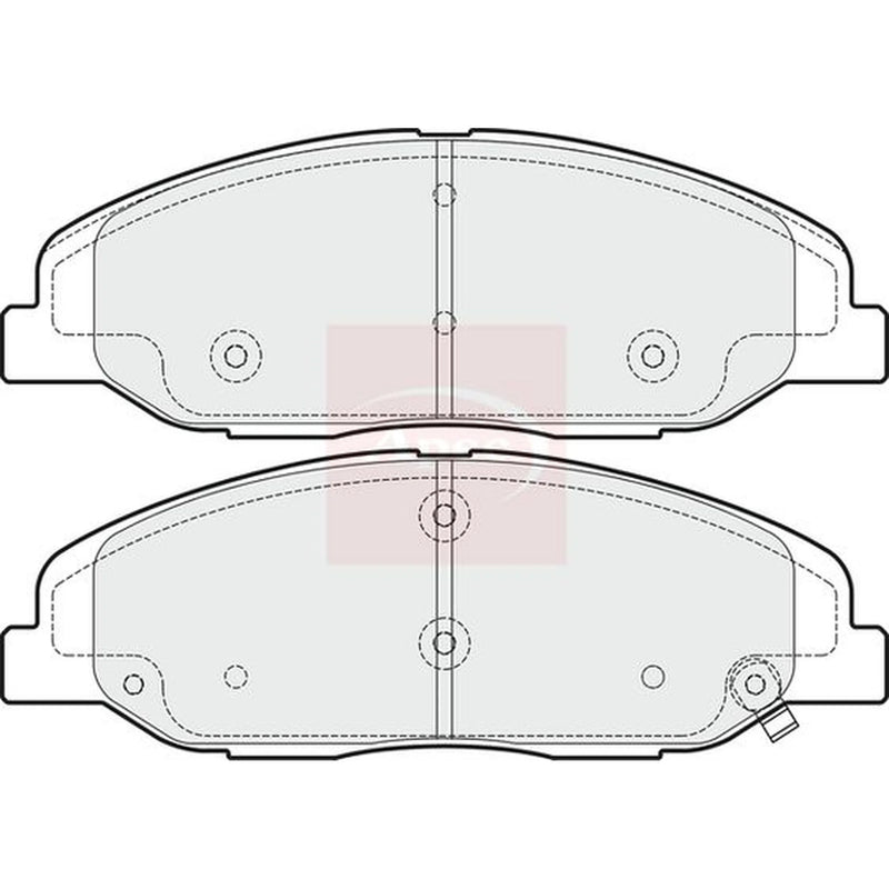 Apec Front Brake Pad Set PAD1633