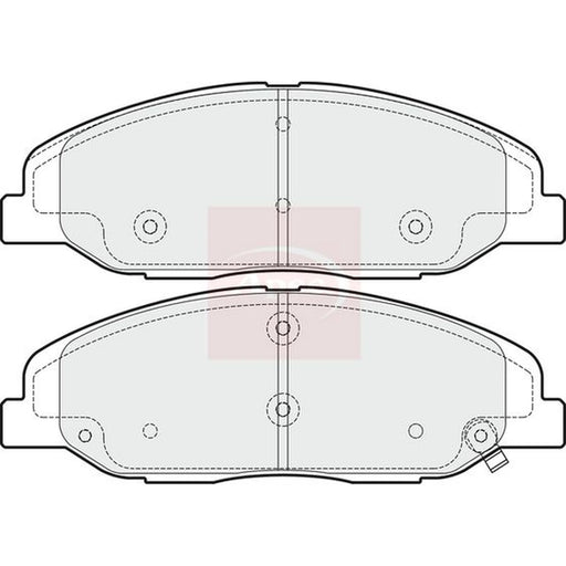 Apec Front Brake Pad Set PAD1633