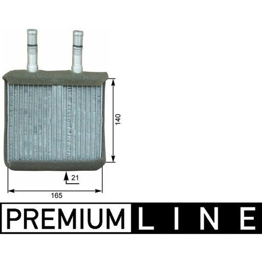 Mahle Heater Matrix Core Heat Exchanger fits Hyundai Amica 1998-2008 1.0 1.1