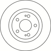 Abtex 2 x Vented Front Brake Discs BD1377V-x2