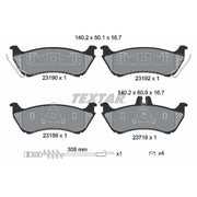 Textar Rear Brake Pad Set 2319002