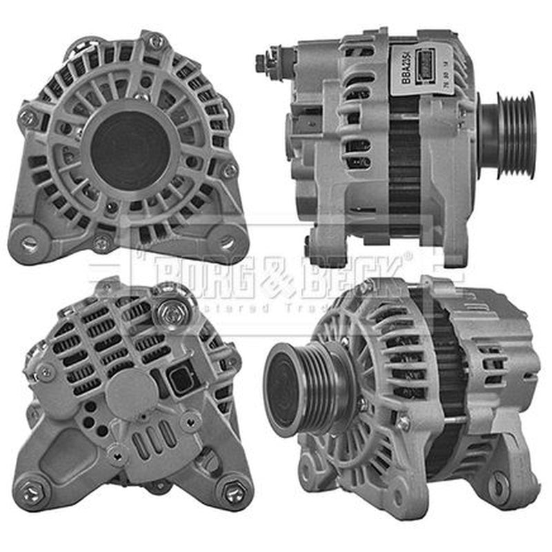 Borg & Beck Car Alternator 12V fits Nissan Almera 2003-2006 1.5