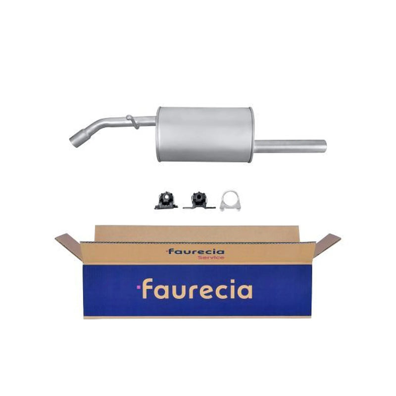 Hella End Silencer Rear fits Citroën C3 II 2009-2016 1.6