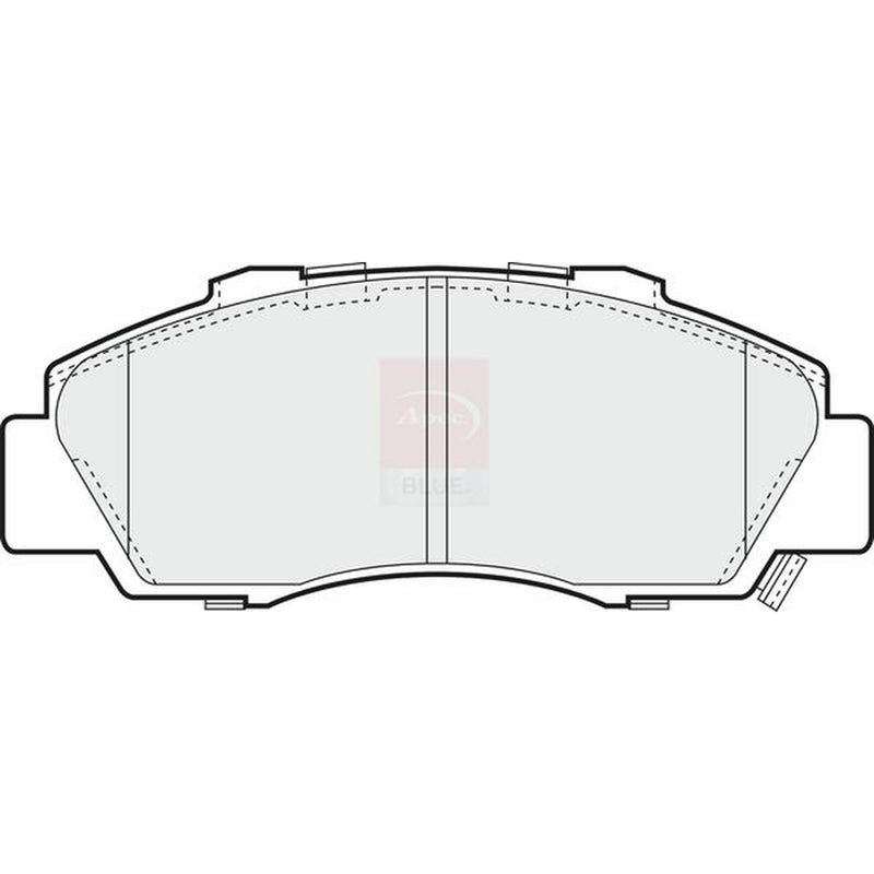 Apec Front Brake Vented Discs & Pads fits Honda Stepwgn 2000-2005 2.0