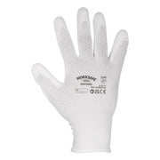 Worksafe Worksafe White Precision Grip Gloves, X-Large - Pack of 6 Pairs Worksafe - Dynamic Drive