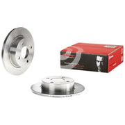 Brembo 2 x Solid Brake Discs fits Nissan Micra II 1992-2003 1.0 1.3 1.4