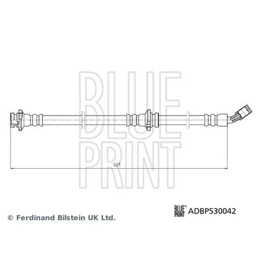 Blue Print Brake Hydraulic Hose Line Front Left ADBP530042