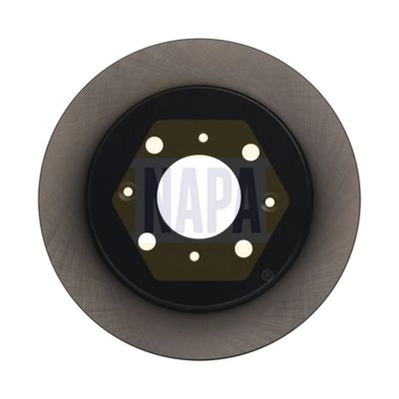 NAPA Rear Brake Solid Discs & Pads fits Honda Jazz III 2008-2015 1.2 1.3 1.4