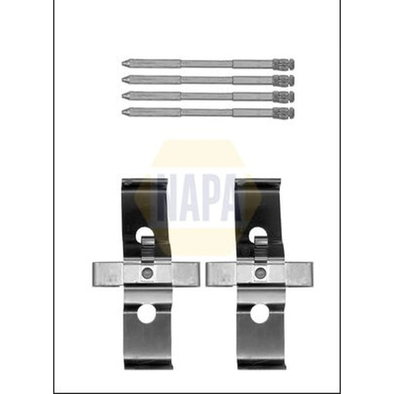 NAPA Brake Pad Accessory Fitting Kit Front fits VW Touareg 2004-2018 3.0 3.6