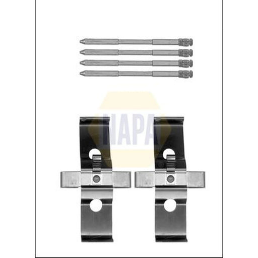 NAPA Brake Pad Accessory Fitting Kit Front fits VW Touareg 2004-2018 3.0 3.6