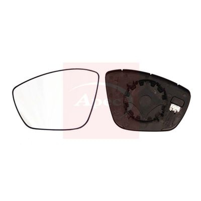 Apec Exterior Wing Mirror Glass Left fits Citroën C3 III 2016-2019 1.2 1.5 1.6