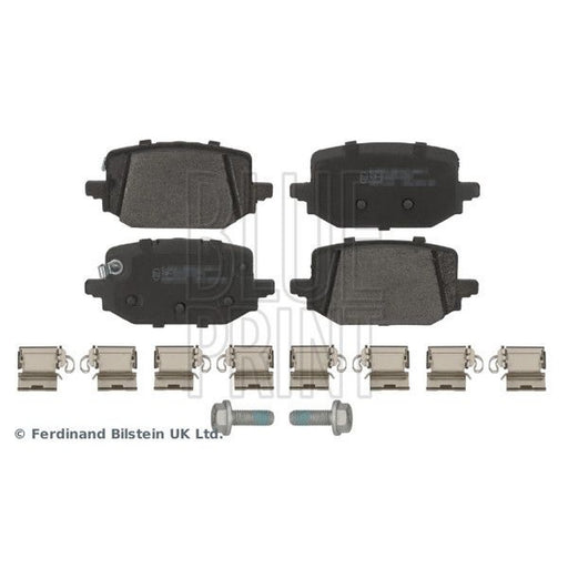 Blue Print Rear Brake Discs & Pads fits Nissan Qashqai III 2021 on 1.3