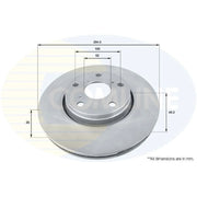 Comline Front & Rear Brake Discs & Pads fits Toyota Avensis 2008-2018