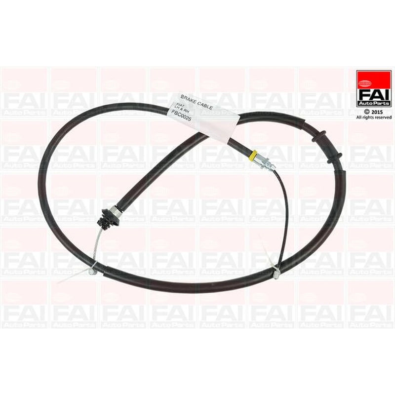FAI Handbrake Cable Left Rear fits Fiat Punto 1999-2012