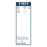 Bosch Aerotwin Wiper Blade 300mm — A302H fits Hyundai Santa Fe IV 2018-2020