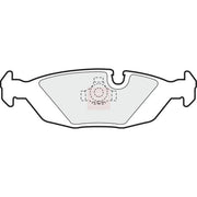 Apec Rear Brake Pad Set fits Saab 9000 1984-1998 2.0 2.3