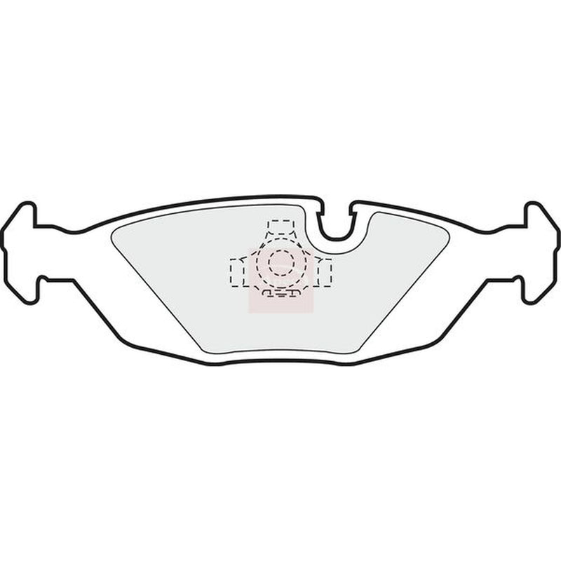 Apec Rear Brake Pad Set fits Saab 9000 1984-1998 2.0 2.3