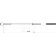 Apec Handbrake Cable Front fits MG Zt 2003-2005 1.8