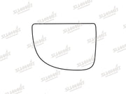 Summit Stick-On Commercial Lower Blind-Spot Mirror Glass fits Iveco Daily 14 on LHS Summit - Bars 4 Cars