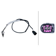 Hella Exhaust Gas Temperature Sensor before exhaust turbocharger fits Audi A3