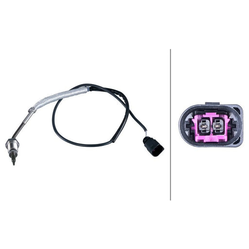 Hella Exhaust Gas Temperature Sensor before exhaust turbocharger fits Audi A3