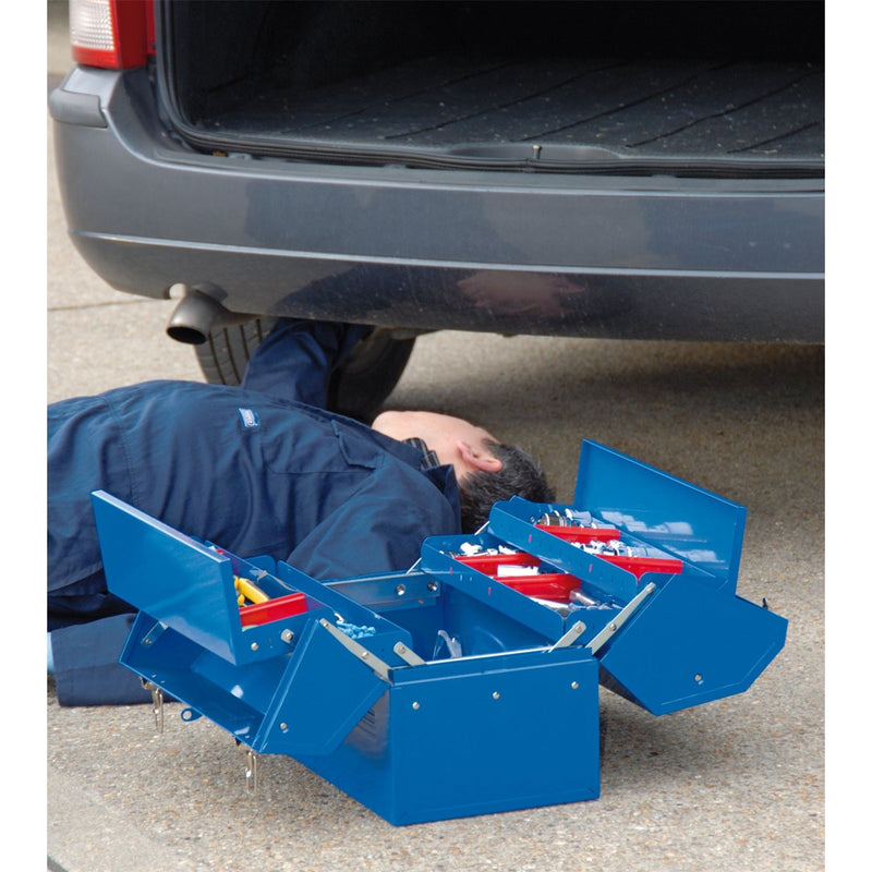 Draper Barn Type Tool Box with 4 Cantilever Trays, 460mm 48566 Draper - Dynamic Drive