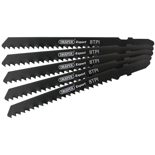 Draper DT111C Jigsaw Blade Set, 100mm (5 Piece) 81724 Draper - Dynamic Drive