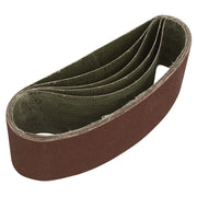 Sealey 76 x 457mm Sanding Belt 80Grit - Pack of 5 SB80457 Sealey - Dynamic Drive