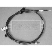 Borg & Beck Handbrake Cable Right Rear BKB3709