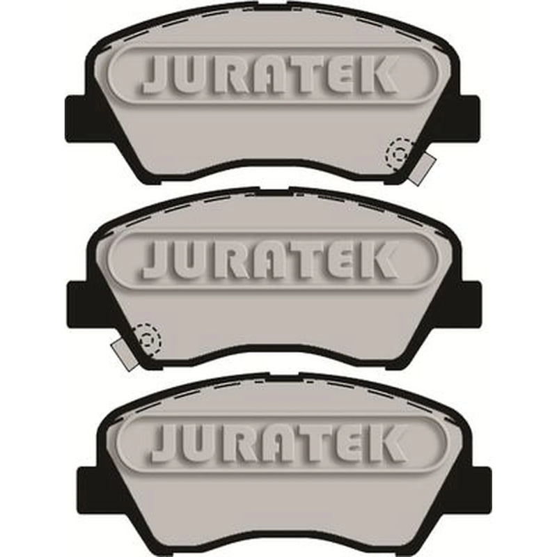 Juratek Front Brake Discs & Pads fits Kia Rio III 2011-2017 1.1 1.2 1.25 1.4 1.6