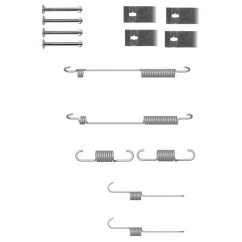 Mintex Brake Shoe Accessory Kit Rear fits Hyundai Getz 2002-2010