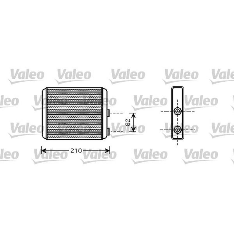 Valeo Heater Matrix Core Heat Exchanger 812363