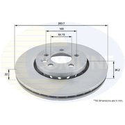 Comline Front & Rear Brake Discs & Pads fits MG Zt 2003-2005