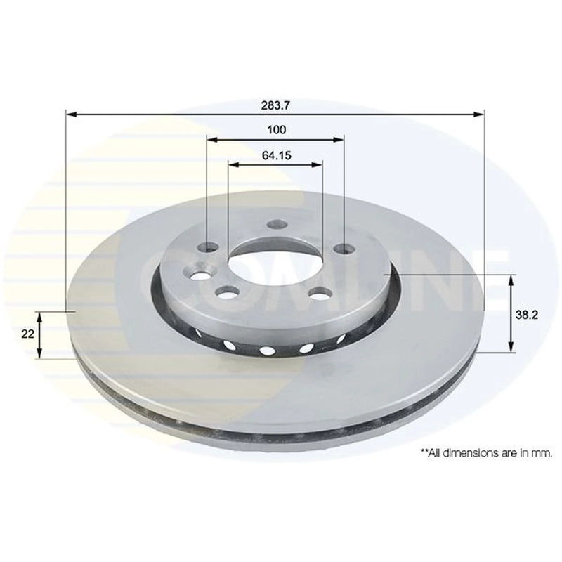 Comline Front & Rear Brake Discs & Pads fits MG Zt 2003-2005