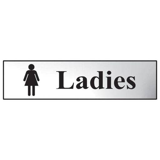 Scan Ladies - Polished Chrome Effect 200 x 50mm Scan - NN4 Online