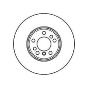 Abtex 2 x Vented Front Brake Discs BD1026V-x2
