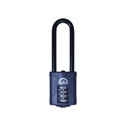 Squire CP40/2.5 Combination Padlock 4-Wheel 40mm Extra Long Shackle 63mm Boxed Squire - Dynamic Drive
