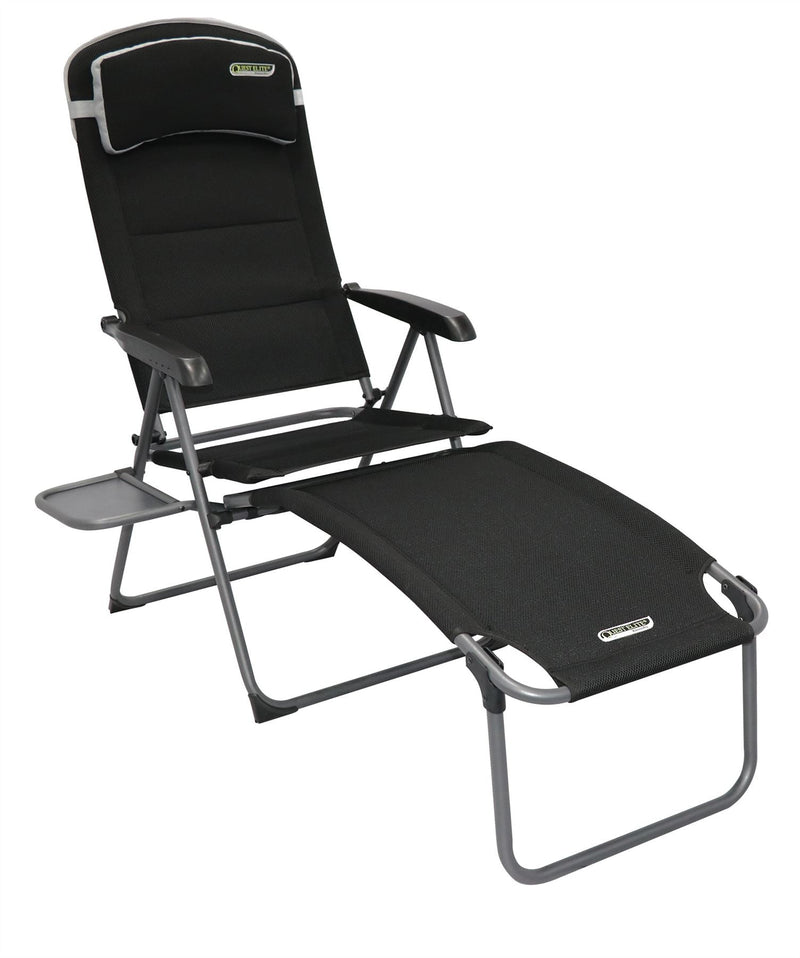 Quest Vienna Pro Recline Camping Caravan Chair with Side Table Quest - Dynamic Drive