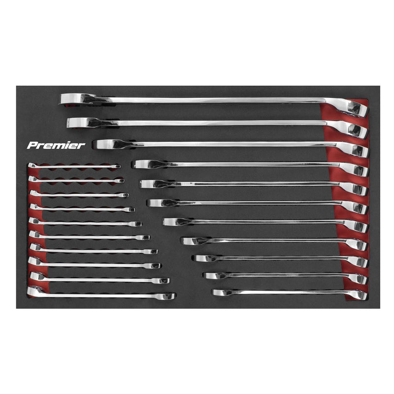 Sealey Premier Premier Combination Spanner Set 21pc AK63021 Sealey Premier - Dynamic Drive