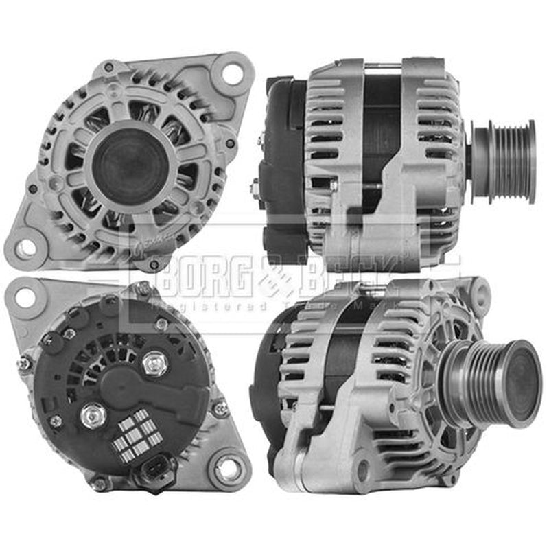 Borg & Beck Car Alternator 12V fits Opel Astra J 2009-2015 2.0