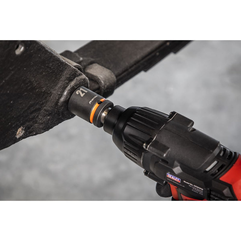 Sealey Premier Premier Impact Socket Set 1/2"Sq Drive 34pc AK5635M Sealey Premier - Dynamic Drive