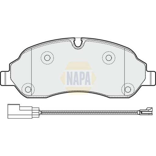 NAPA Front Brake Pad Set fits Ford Tourneo Custom V362 Bus 2020-2023 1.0