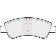 Apec Black Front Brake Pad Set fits Citroën Ami 2020 on