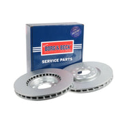 Borg & Beck Front & Rear Brake Discs & Pads fits Jeep Compass 2016-2017