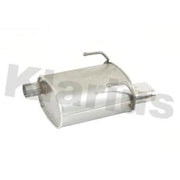 Klarius Box With Tail Pipe Rear fits Fiat 500 2007 on 1.2