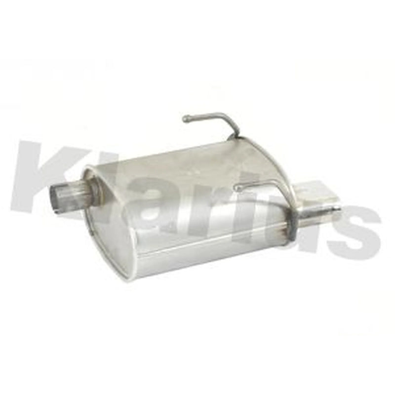 Klarius Box With Tail Pipe Rear fits Fiat 500 2007 on 1.2