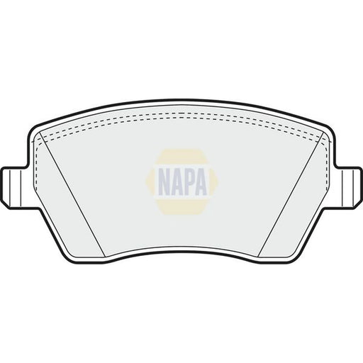 NAPA Front Brake Discs & Pads fits Dacia Logan Express 2007-2012 1.4 1.5 1.6